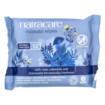 Natracare, Сертифицированные органические хлопковые салфетки для интимной гигиены, 12 салфеток