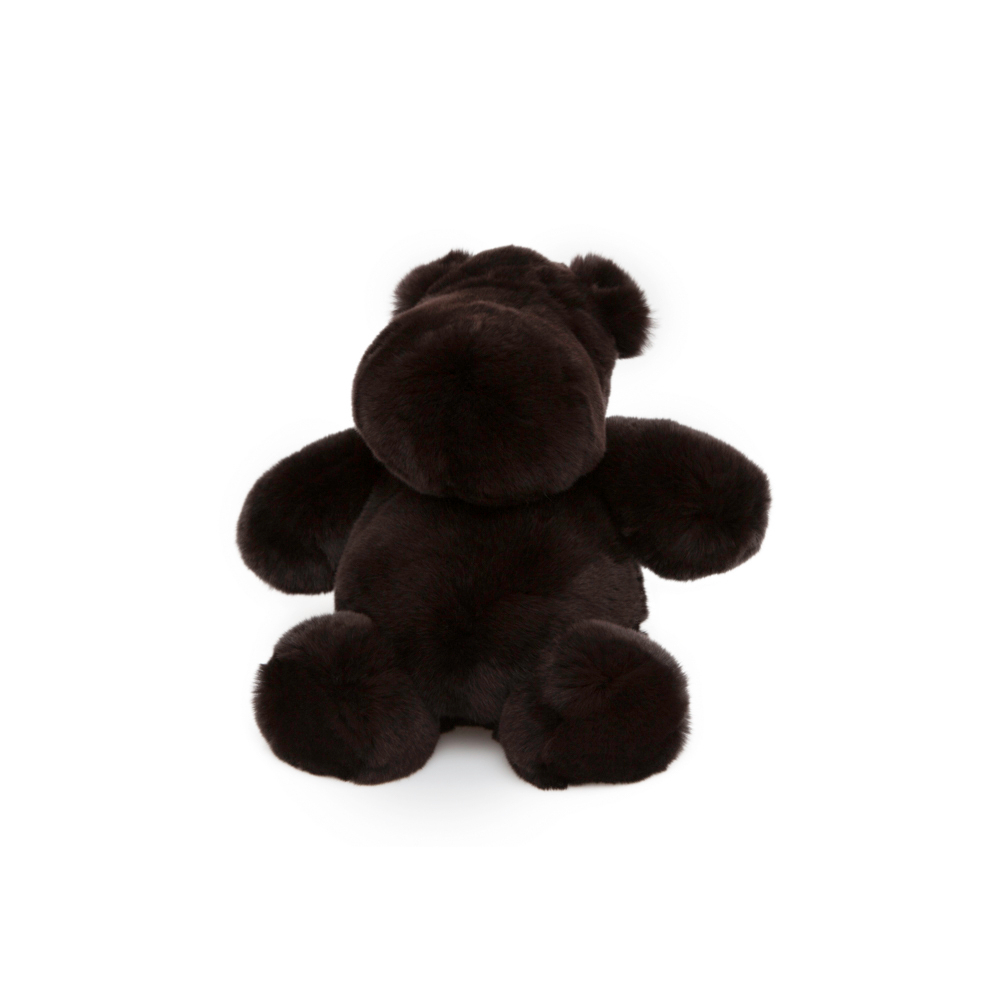 меховой бегемотик мягкая игрушка