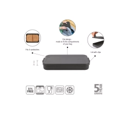 Brabantia - Темно-серая коробка для завтрака Make &amp; Take / артикул   202704  / GTIN 8710755202704