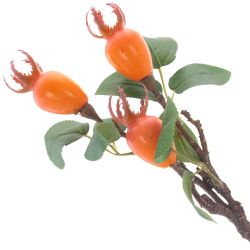 GAEM Ветка искусственная "Шиповник", L16 W13 H36 см, 2в.