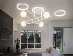 Ambrella Потолочный светодиодный светильник со сменной лампой и пультом управления LineTech FL66229