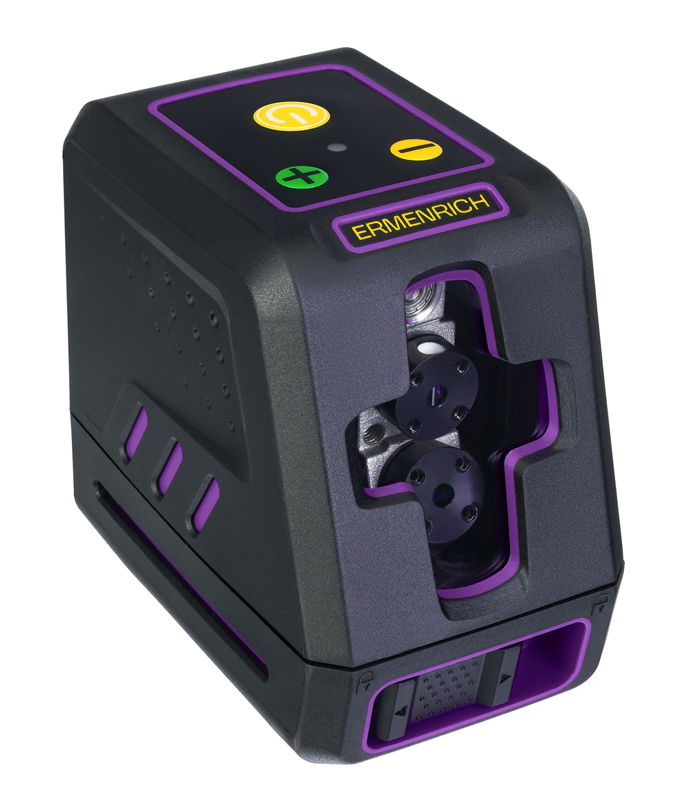 Лазерный уровень Ermenrich BASE LT40, фиолетовый
