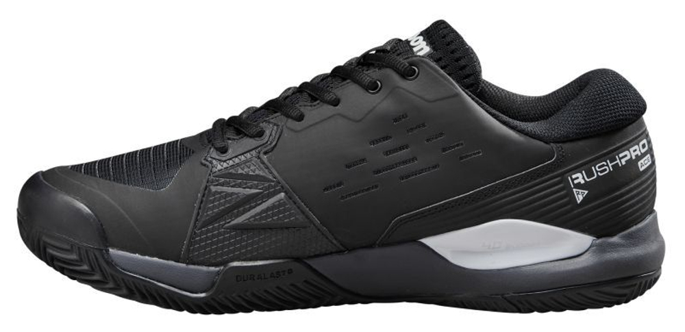 Мужские кроссовки теннисные Wilson Rush Pro Ace Clay - черный