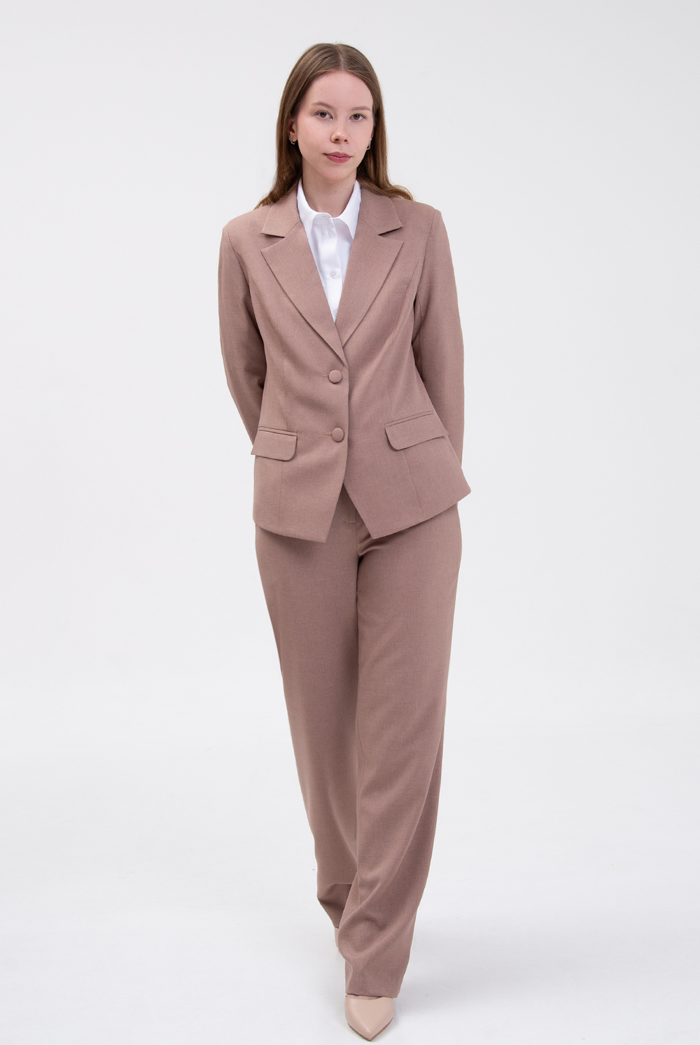 Жакет женский 4547зп, орех #38Ор044547зп