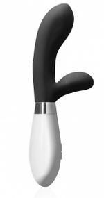 Черный вибратор-кролик Achilles - 20,5 см. (Цвет: черный)