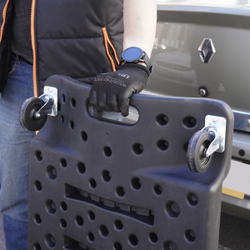 WDK-84068  Лежак ремонтный, подкатной. Пластиковый. Размеры 1010х475х130 мм, 5 кг