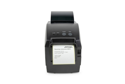 Термопринтер этикеток АТОЛ BP21 (203dpi, термопечать, RS-232 и USB, ширина печати 54мм, скорость 127 мм/с)