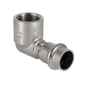 Угольник пресс Valtec с ВР внутренней резьбой 90° (серия VTi.952.I)