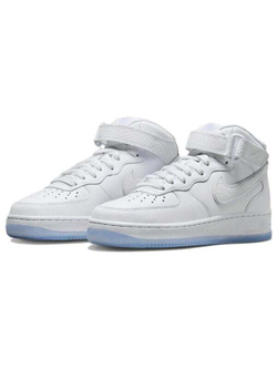 Nike Air Force 1 Mid White Snakeskin Ice Женские кроссовки