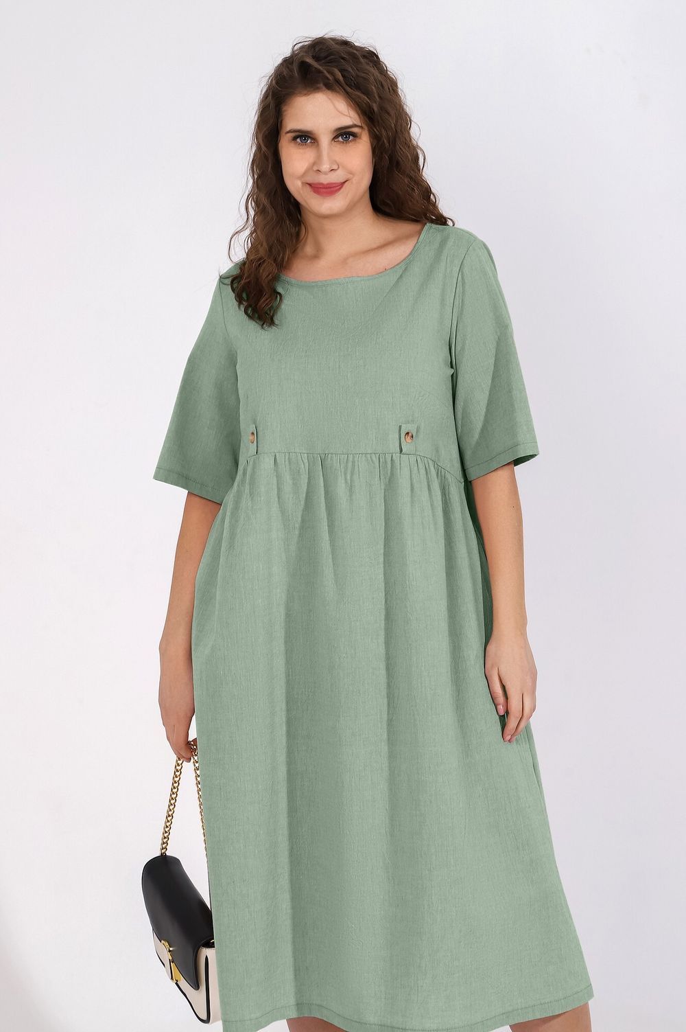 Платье Тимьян-1 Виотекс ЗЕЛЁНЫЙ