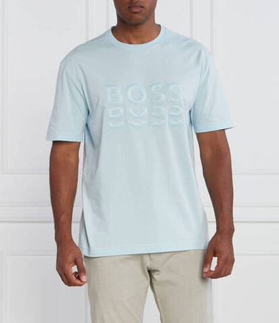 Футболка Tee 3 BOSS GREEN - голубой(50495876)