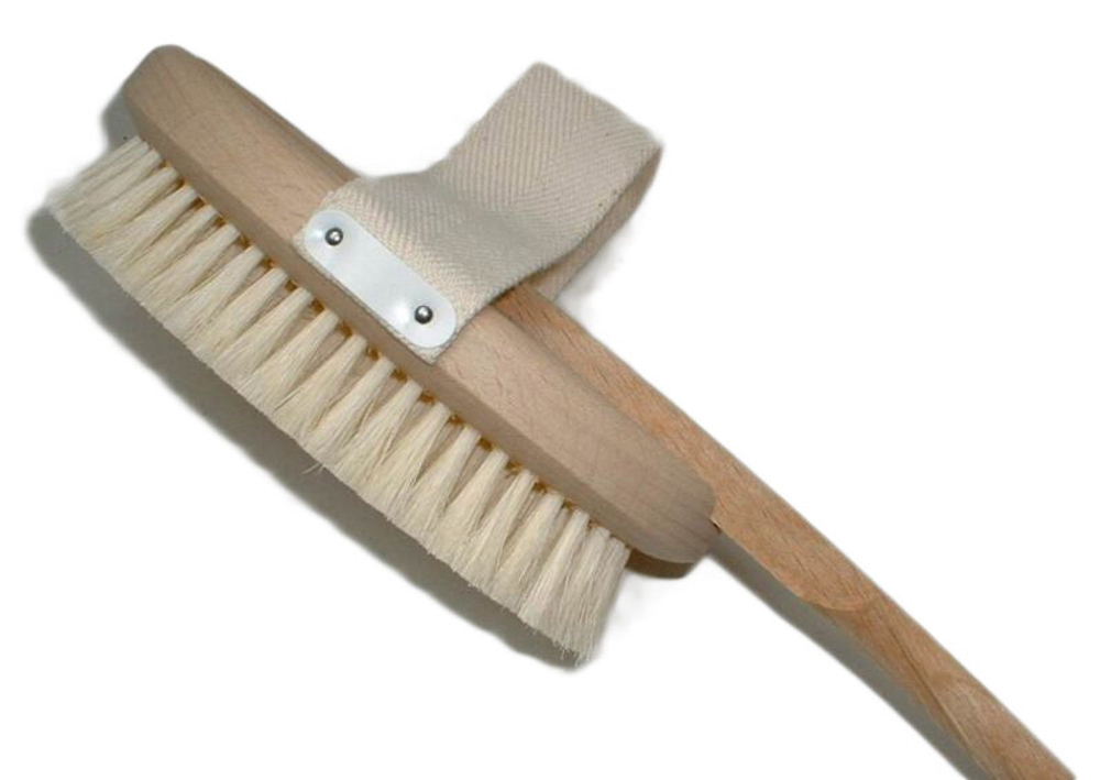 Расческа Kost, ручка для ванной, бук, овальная, мягкая (320)