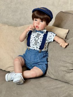 Кукла Реборн мягконабивная 70см в пакете (FA-349)