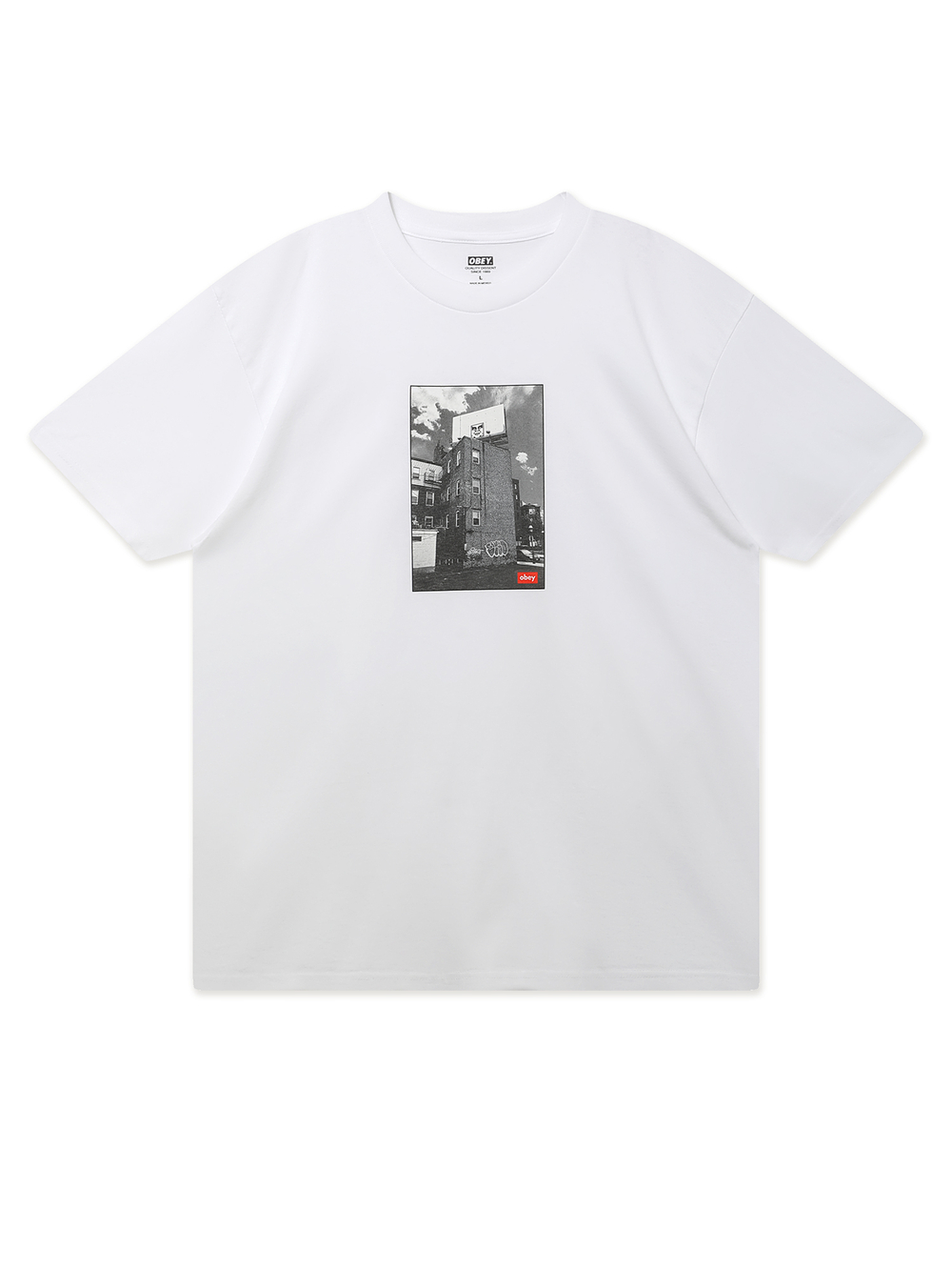 Мужская Футболка Obey Boston Billboard