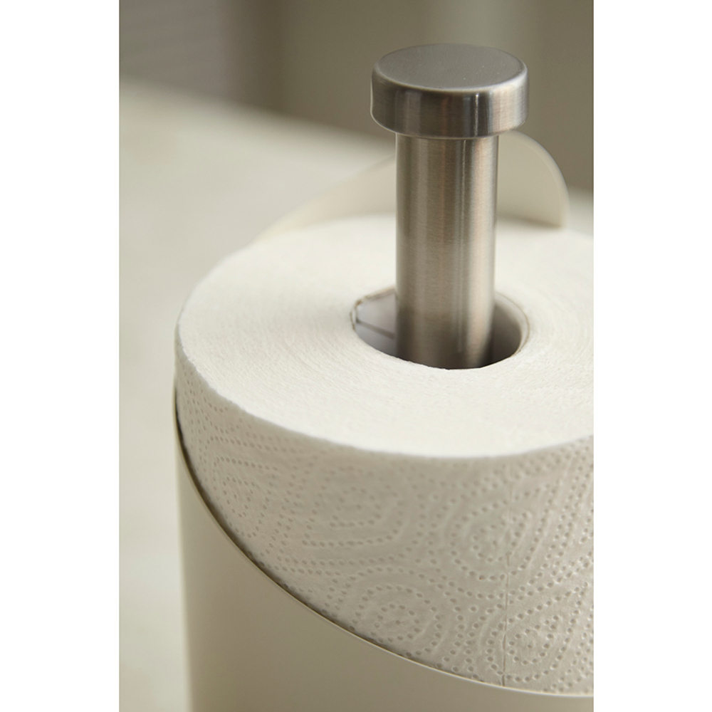 Держатель для бумажных полотенец riks, молочный