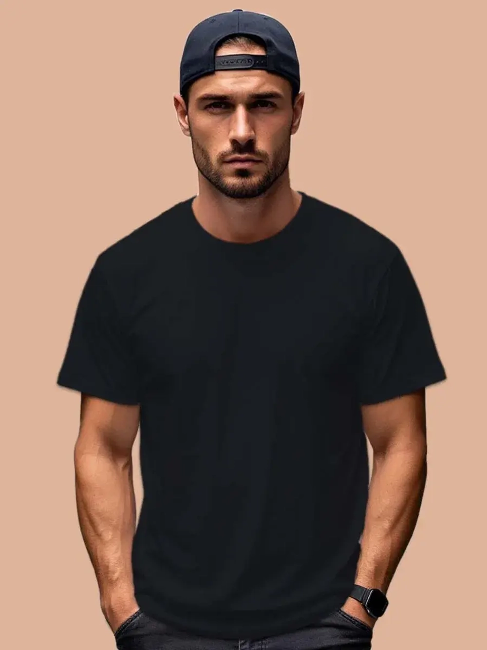 Футболка Взрослая.Премиум однотонная.Набор 2 шт