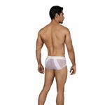 Мужские трусы брифы белые Clever CALM PIPING BRIEF 013801