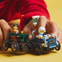 LEGO City/ Гоночный набор: самолет против больничной койки/ 60459