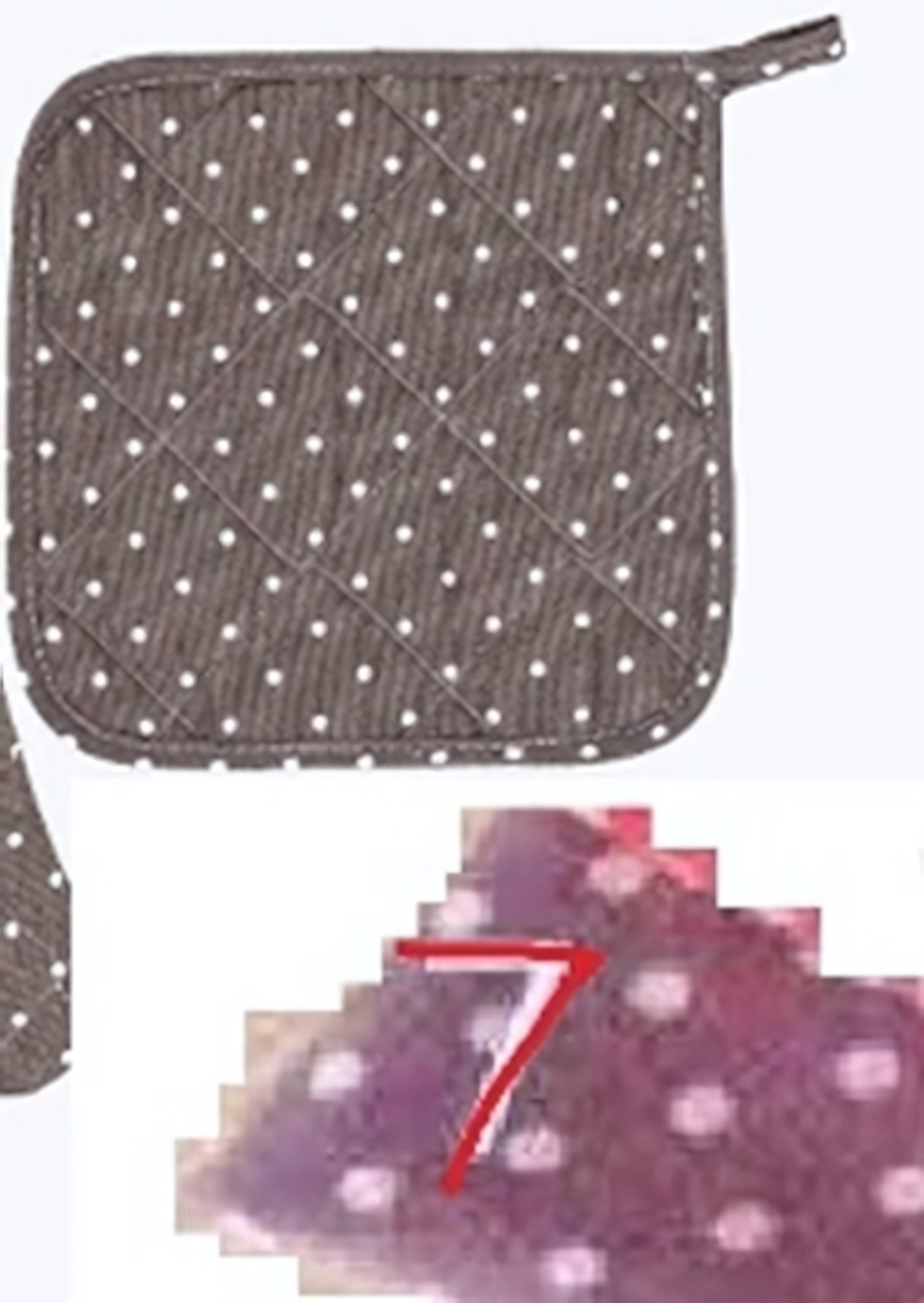 Прихватка 17,5*17,5см «HomeStyle», цвет лиловый