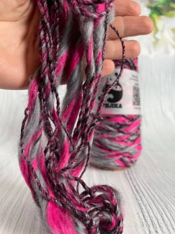 Трикотажная пряжа для вязания MORELINO толстая шишибрики