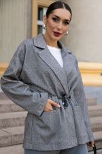 Пальто-пиджак (серый) Б14131-7М LT Collection