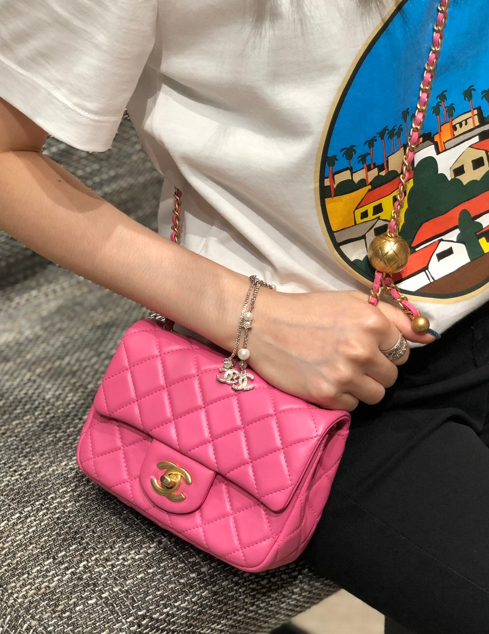 Chane1 Mini Flap Bag 18 cm