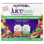 Natrol, JuiceFestiv®, 2 флакона, по 60 капсул