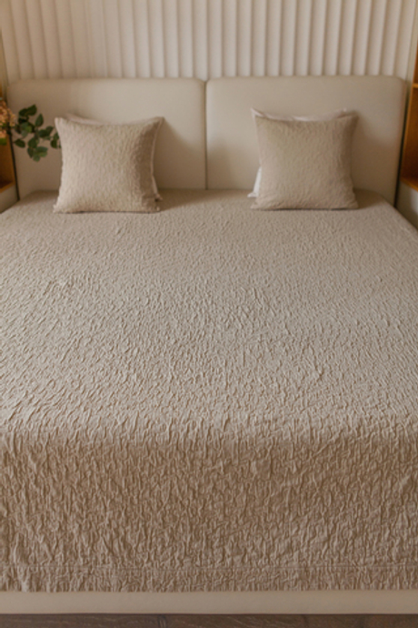 Покрывало 240x260 Luxberry Japandy бежевое