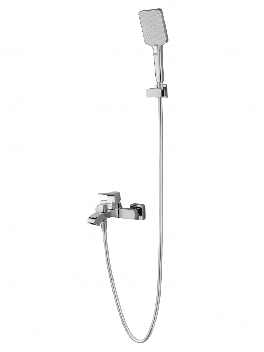 Смеситель для ванны с душем WONZON & WOGHAND FLEX, Хром (WW-88037072-CR)