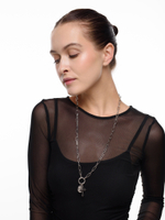 Цепь с черными крестом "Freedom"