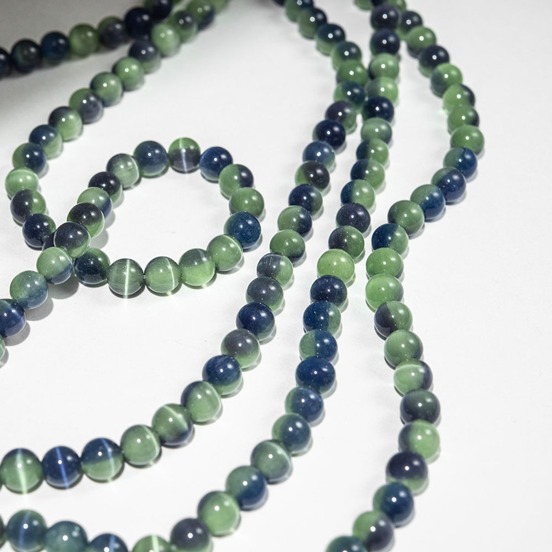 Селенит "Forest Sunset" (имитация), шар, 7,9мм