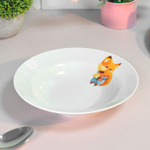 Тарелка 200мм глубокая форма Идиллия Лисичка
