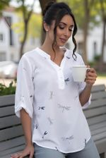 Блуза Флоретта (белая) Б13962-20М LT Collection