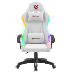 Кресло офисное Игровое кресло Factor X RGB,Белый,класс 2,PU DEFENDER