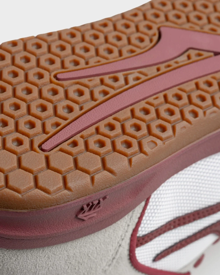 Кеды Lakai Telford Elite: White Suede Cordura Red (Q1-26)