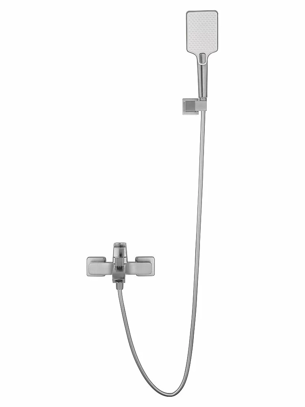 Смеситель для ванны с душем WONZON & WOGHAND FLEX WW-88037072-BN никель брашированный