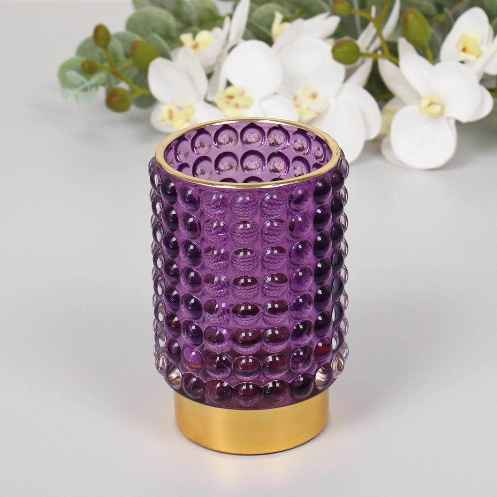 Подсвечник «Мерцание» 8,5*12,5 см, Фиолетовый