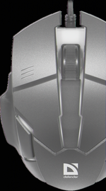 Мышь проводная Defender MB-982 7 цветов Black