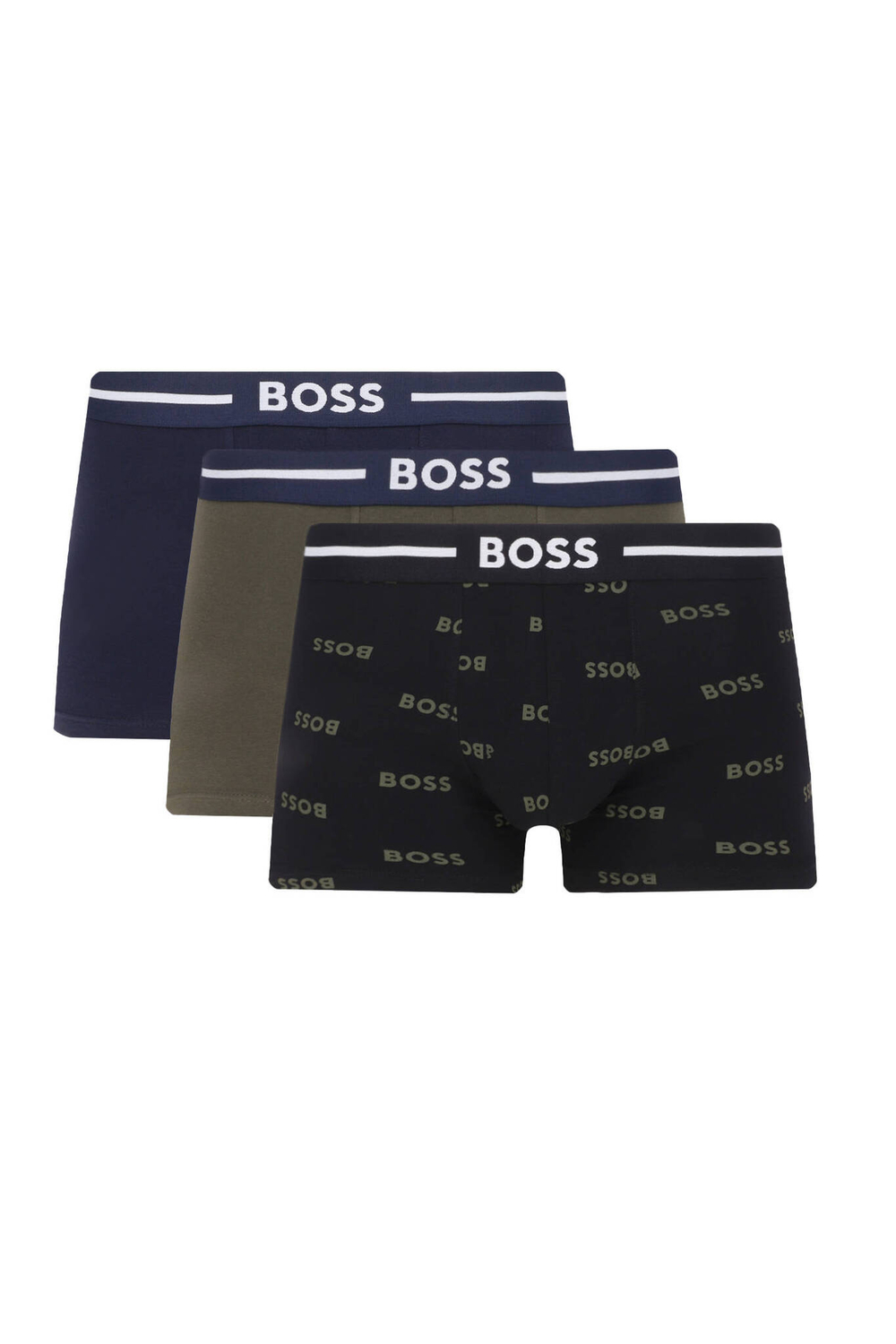 Трусики-боксеры 3шт. Trunk 3P Bold BOSS BLACK - черный(50508885)