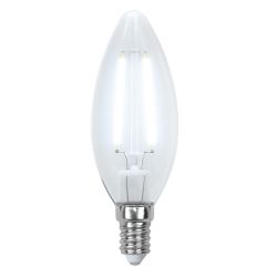LED-C35-7.5W-NW-E14-CL GLA01TR Лампа светодиодная. Форма свеча. прозрачная. Серия Air. Белый свет 4000K. Картон. ТМ Uniel