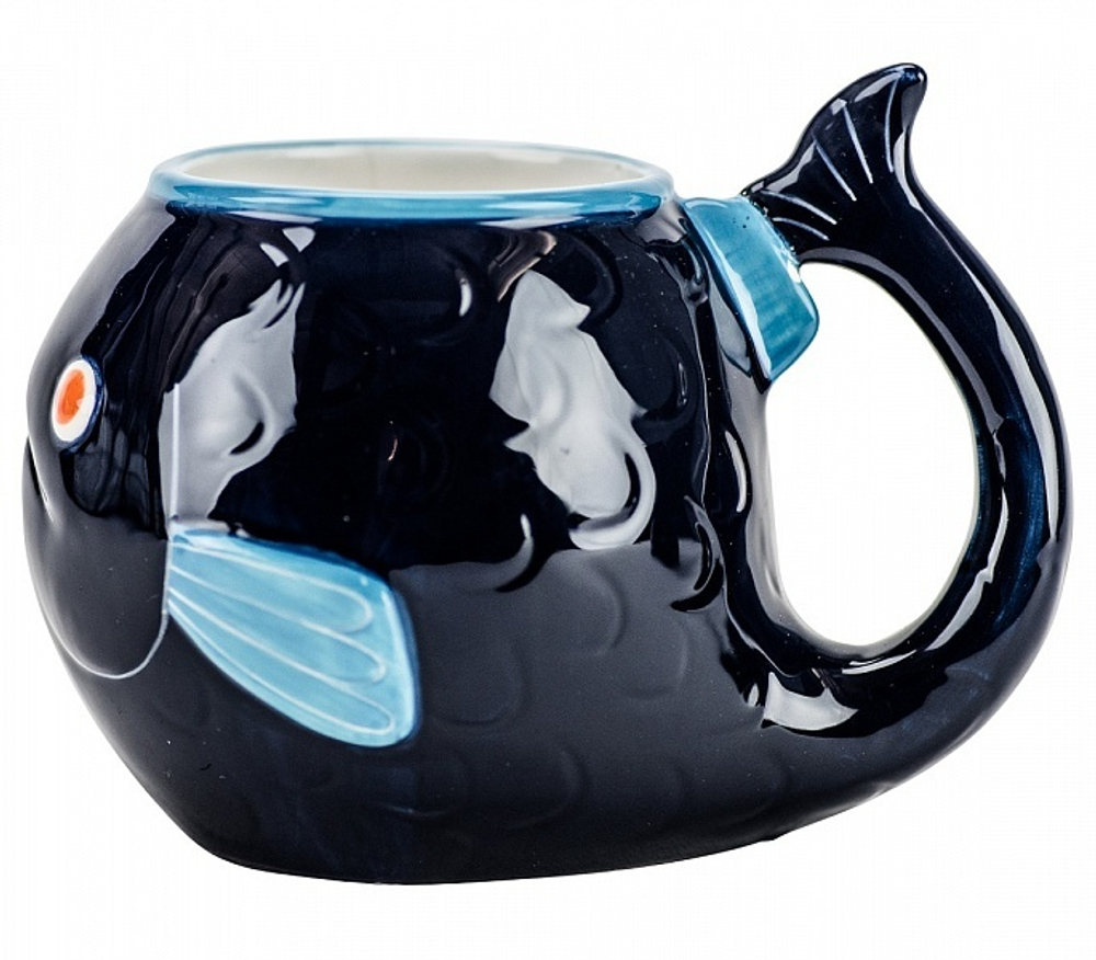 Кружка 540мл Boston Warehouse Portside Blue Fish