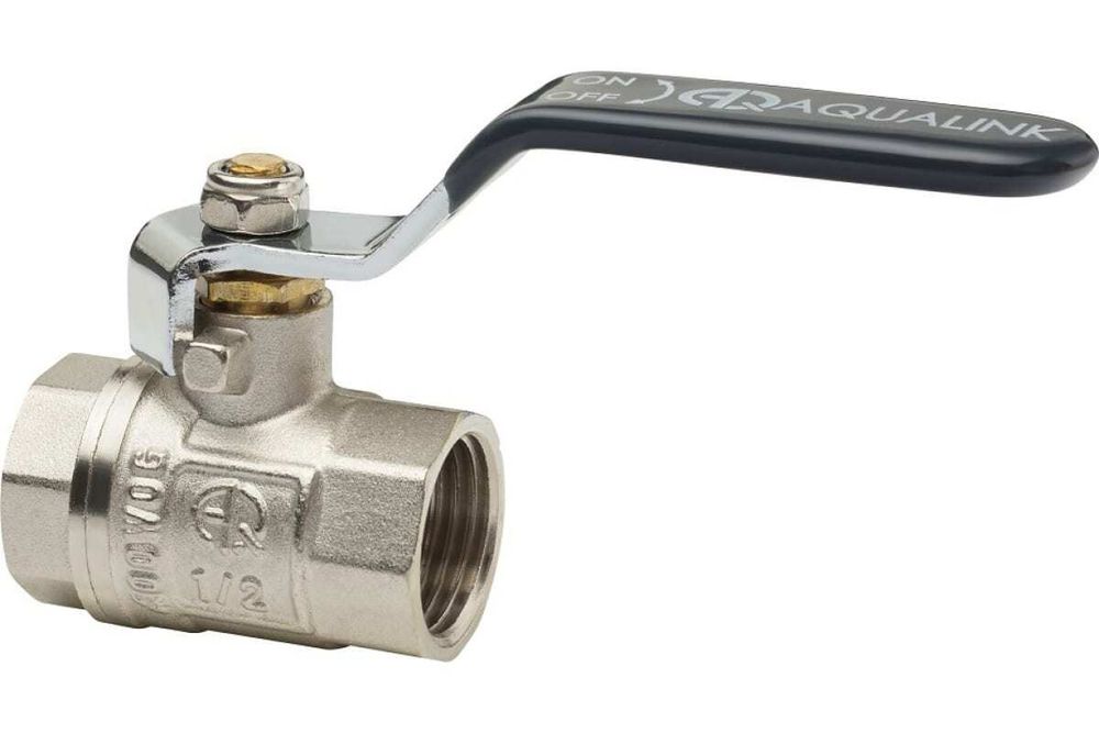 Кран шаровый 1/2 в-в ручка Aqualink