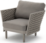Кресло плетеное с подушками Tagliamento Leon
