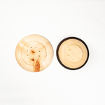 Набор деревянных тарелок из дерева сибирский кедр - 2 шт. TN78