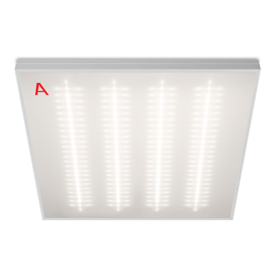 Светильник ОФИС ДВО01-042 с БАП EM1 36Вт 4000К IP40 Микропризма 4400лм 595х595х40мм WOLTA PRO