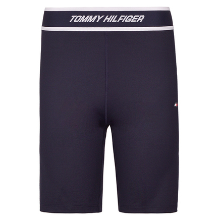Женские теннисные шорты Tommy Hilfiger RW Fitted Tape Short - desert sky