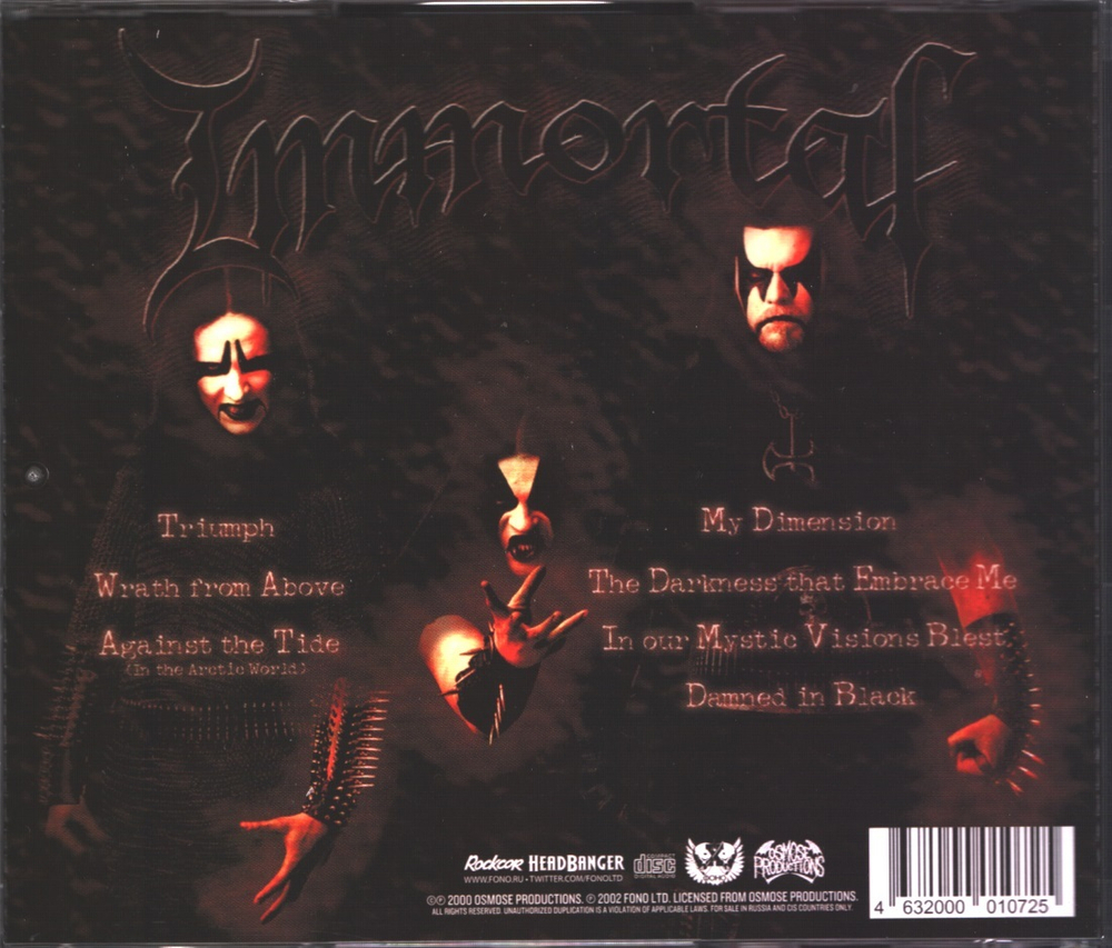 Immortal / Damned In Black (RU)(CD)