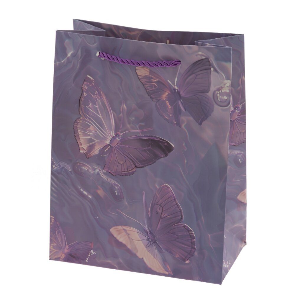 GAEM Пакет подарочный S (бумага 210г/м2, блок 12шт), L18 W10 H23 см, 4в.