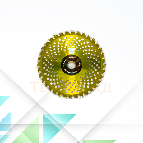 Нож с зубцами из твердого сплава 230*36Т*25,4 mm UFO Gold Yakuza