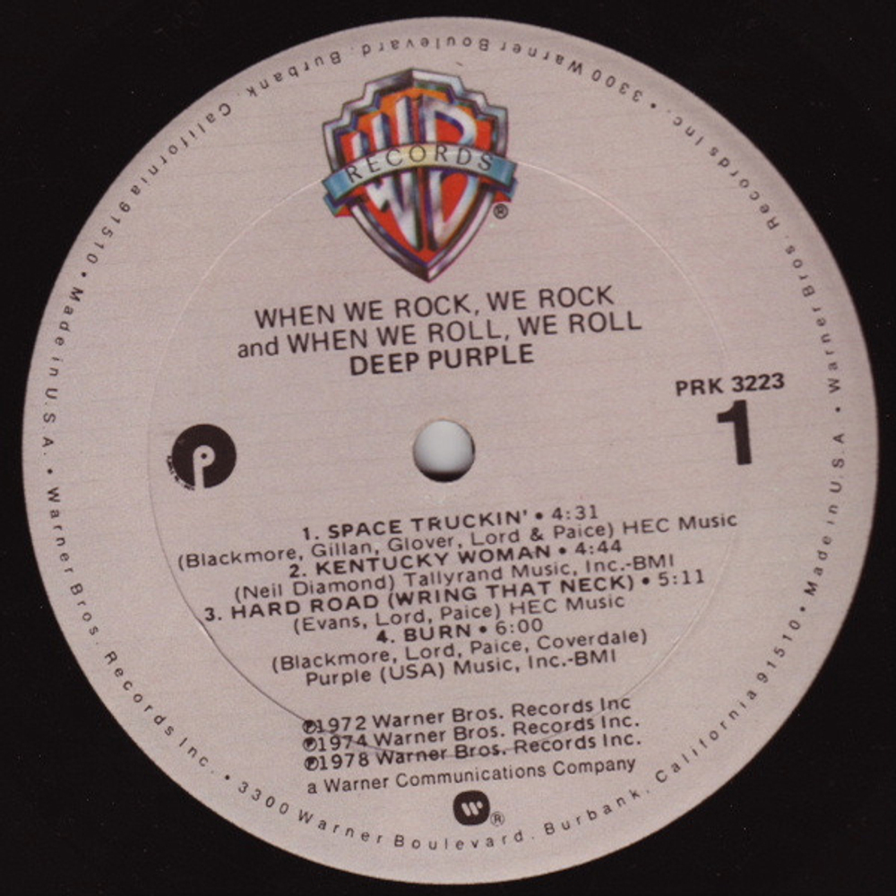 Deep Purple / When We Rock, We Rock And When We Roll, We Roll (LP)